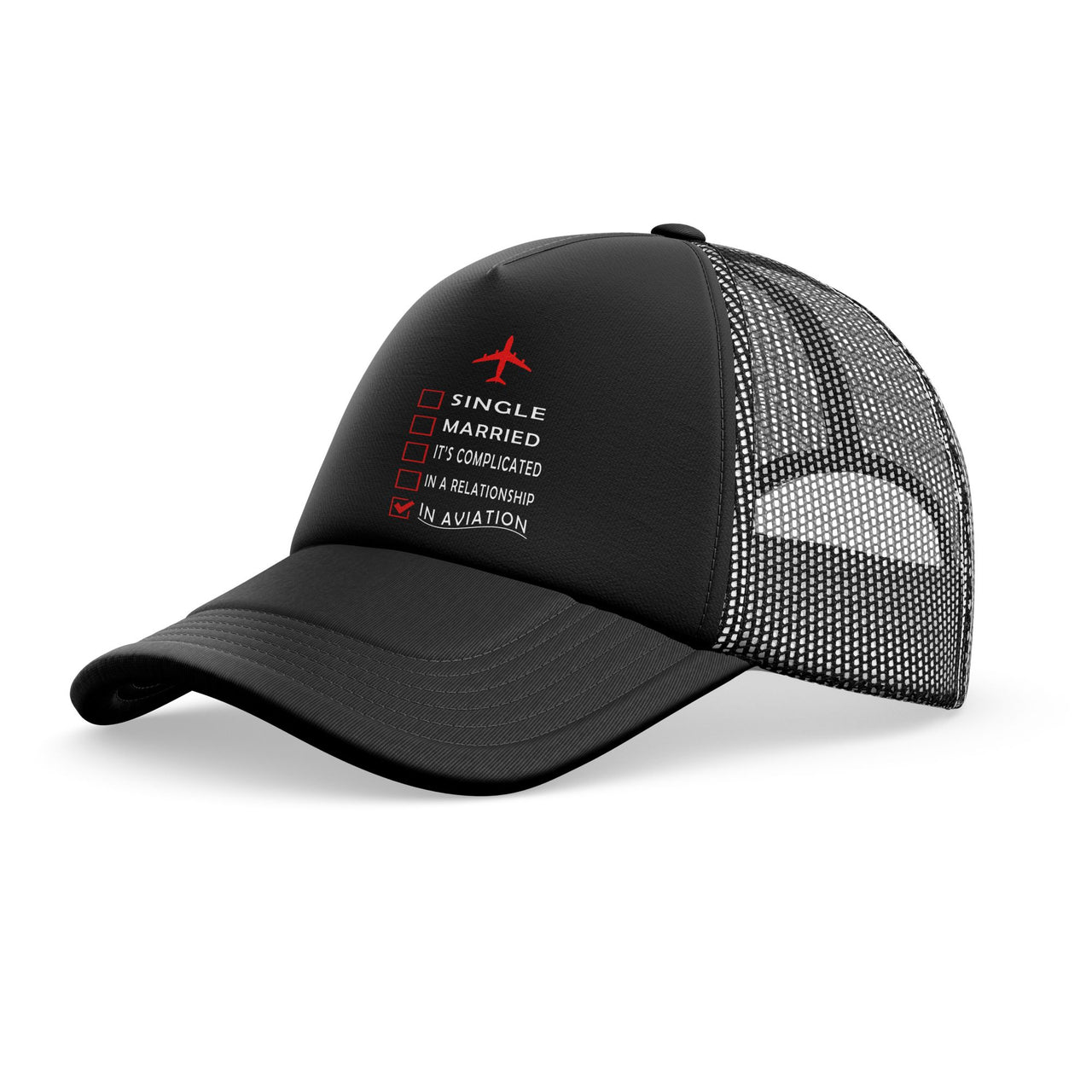 In Aviation Designed Trucker Caps & Hats