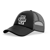 Thumbnail for Eat Sleep Fly Designed Trucker Caps & Hats