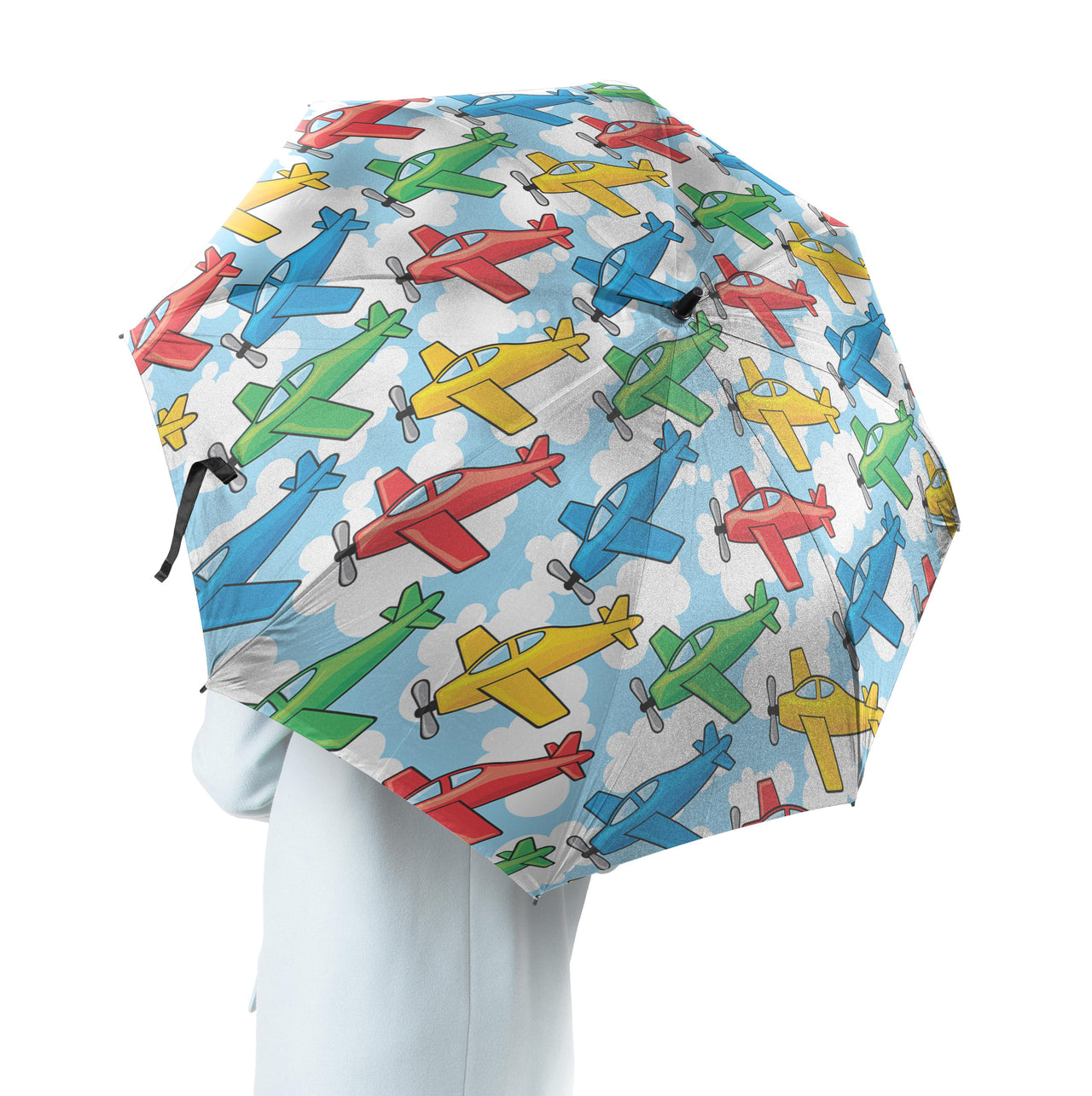 Funny Airplanes Designed Umbrella