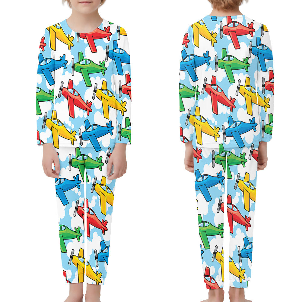 Funny Airplanes Designed "Children" Pijamas