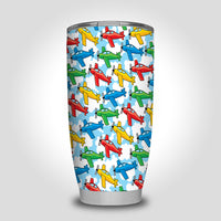 Thumbnail for Funny Airplanes Designed Tumbler Travel Mugs