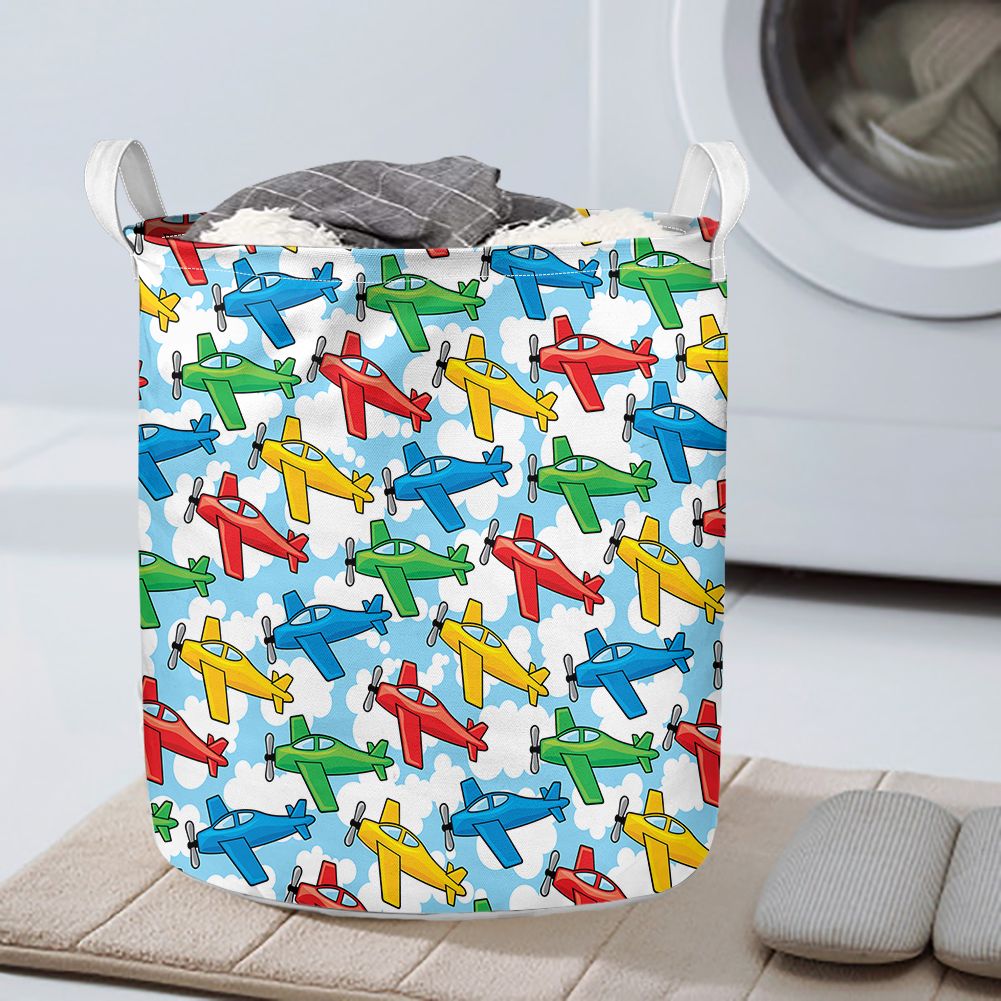Funny Airplanes Designed Laundry Baskets