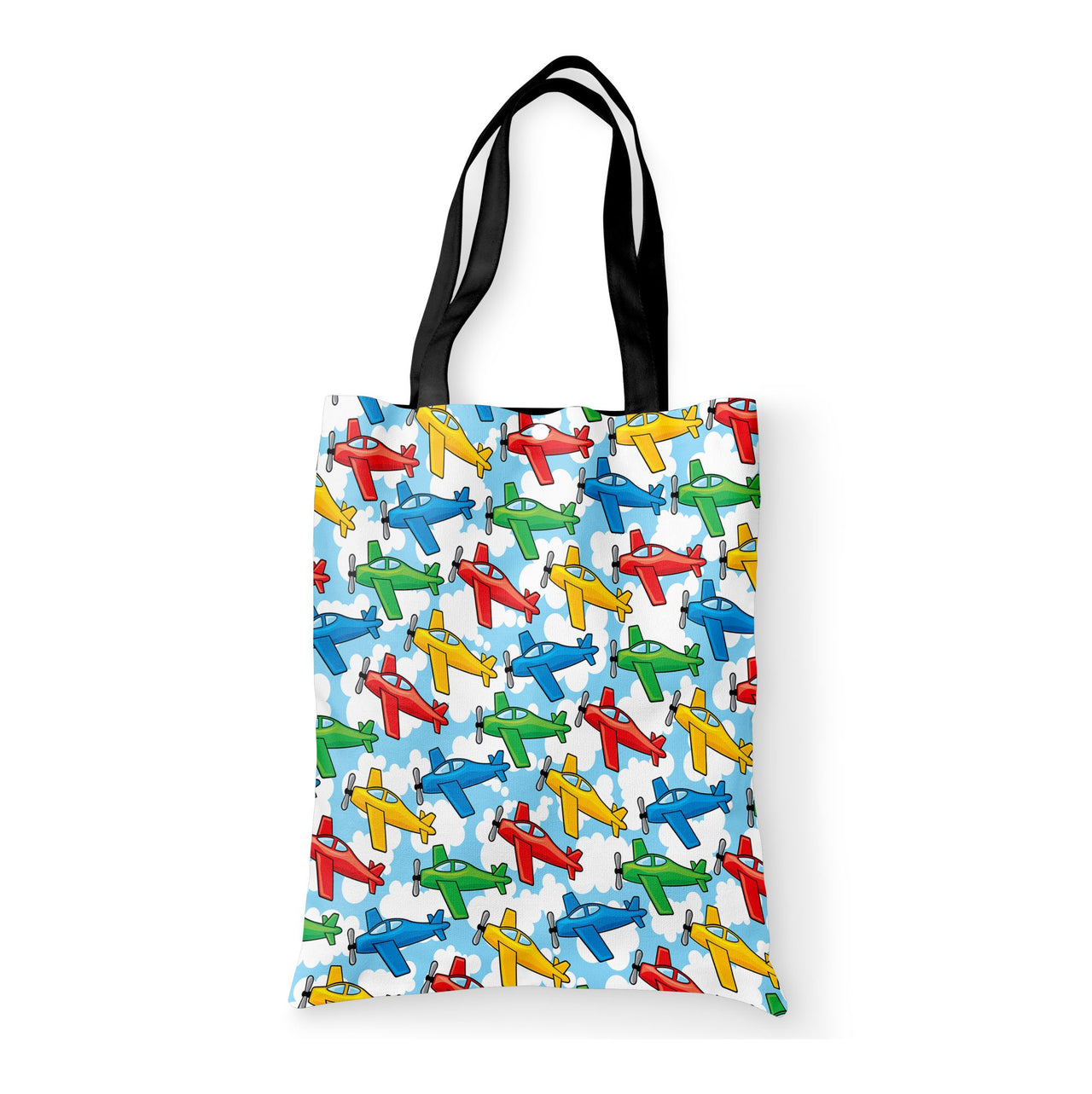 Funny Airplanes Designed Tote Bags