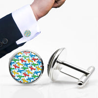 Thumbnail for Funny Airplanes Designed Cuff Links
