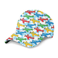 Thumbnail for Funny Airplanes Designed 3D Peaked Cap