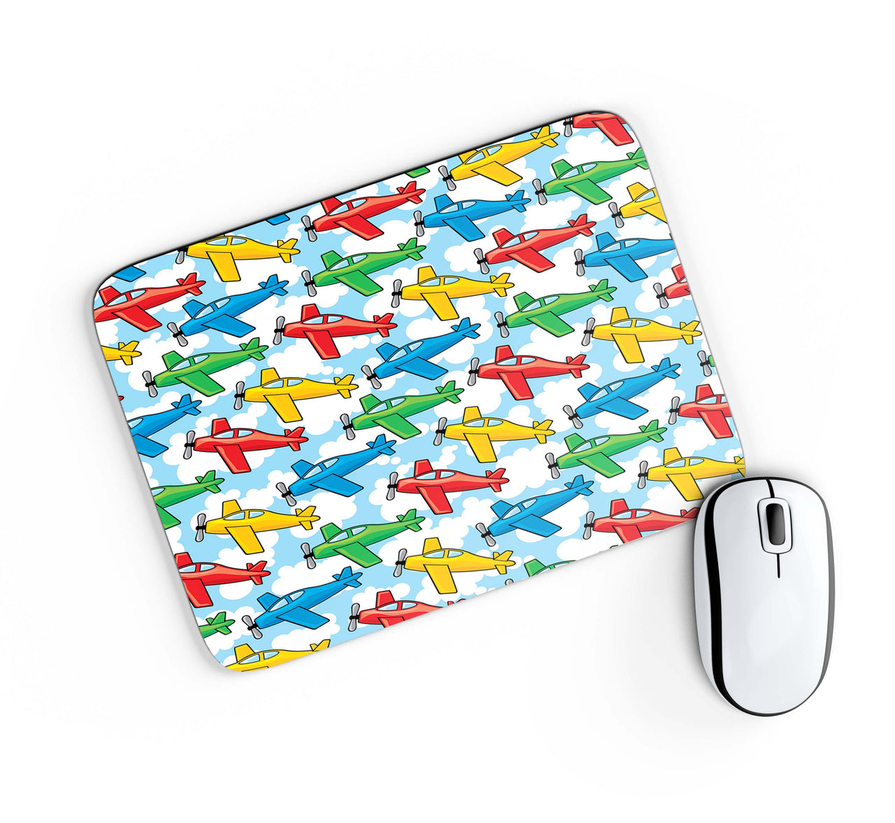 Funny Airplanes Designed Mouse Pads