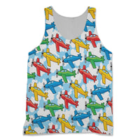 Thumbnail for Funny Airplanes Designed 3D Tank Tops