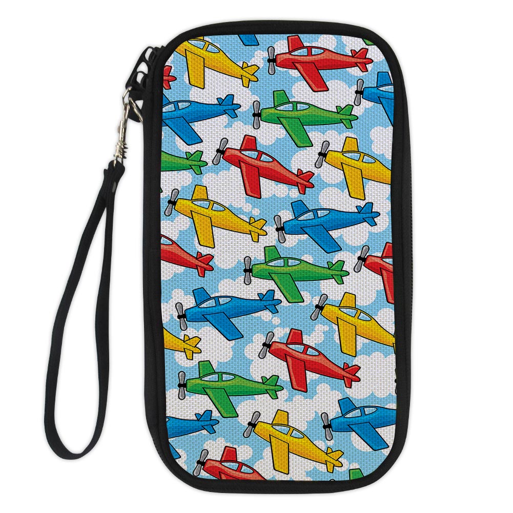 Funny Airplanes Designed Travel Cases & Wallets