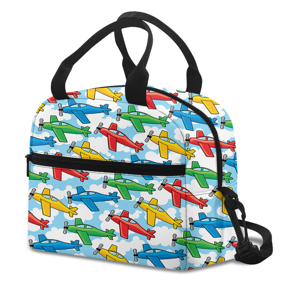 Funny Airplanes Designed Lunch Bags