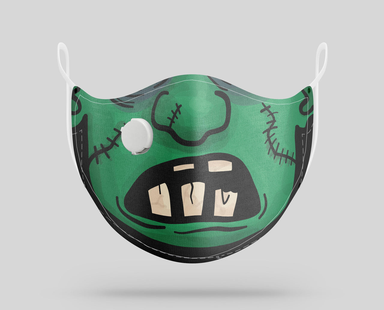 Funny Green Face Designed Face Masks