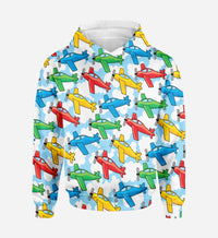 Thumbnail for Funny Airplanes Printed 3D Hoodies