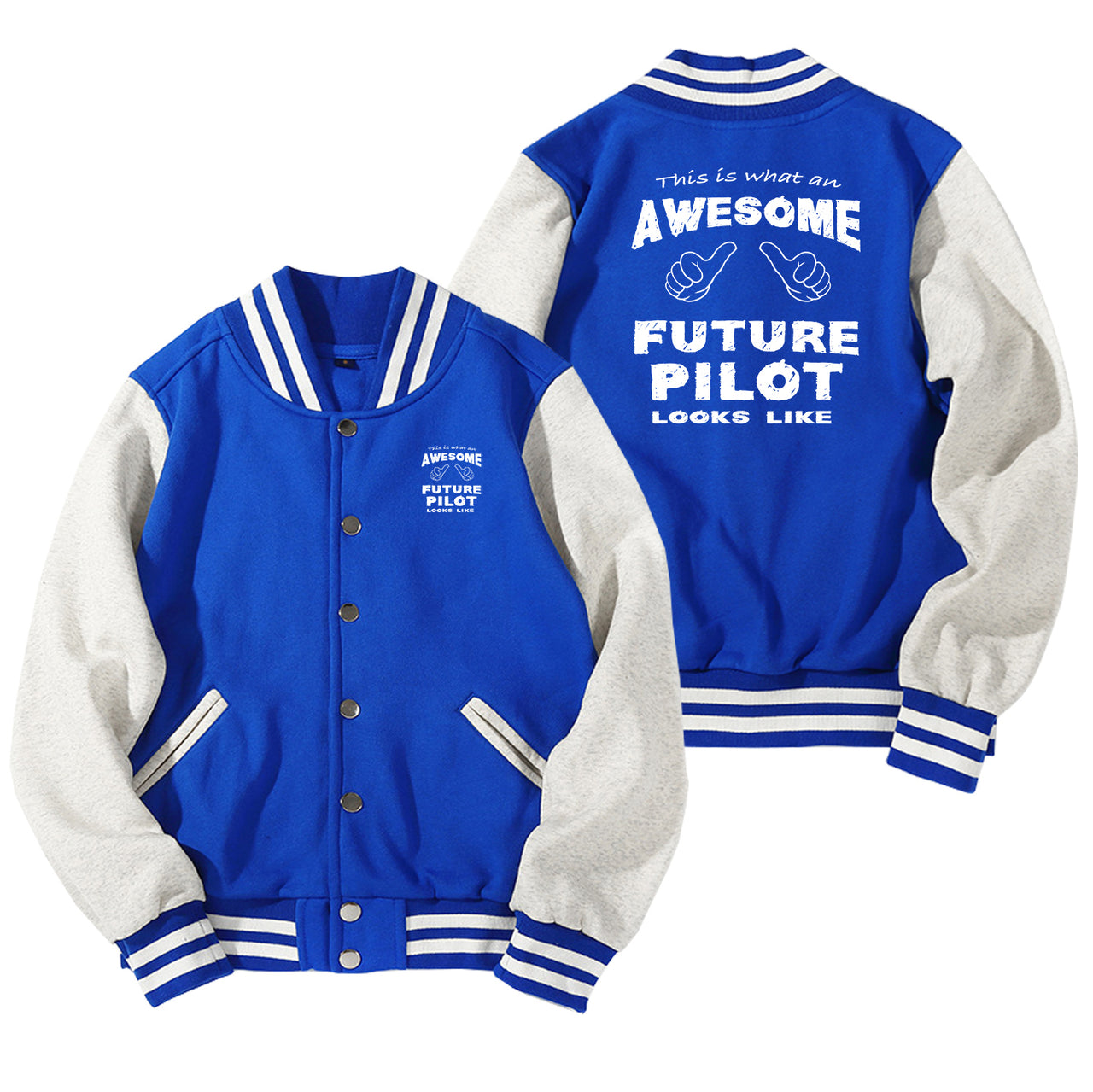Future Pilot Designed Baseball Style Jackets