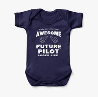 Thumbnail for This is What an Awesome Future Pilot Looks Like Designed Baby Bodysuits