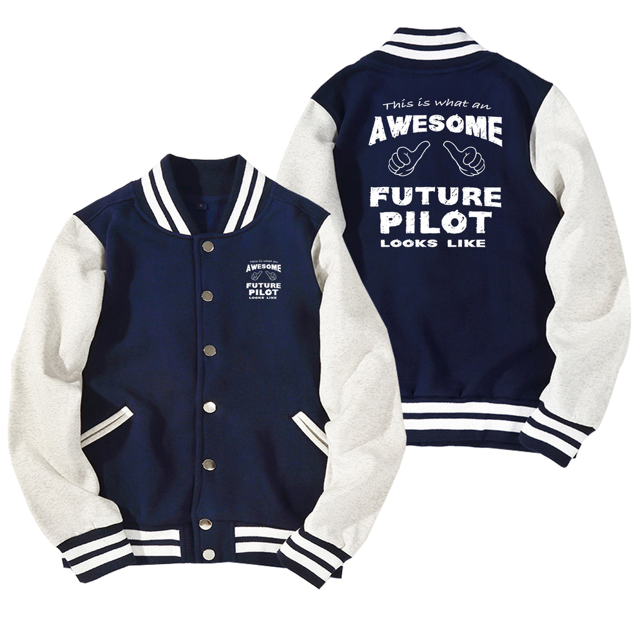 Future Pilot Designed Baseball Style Jackets