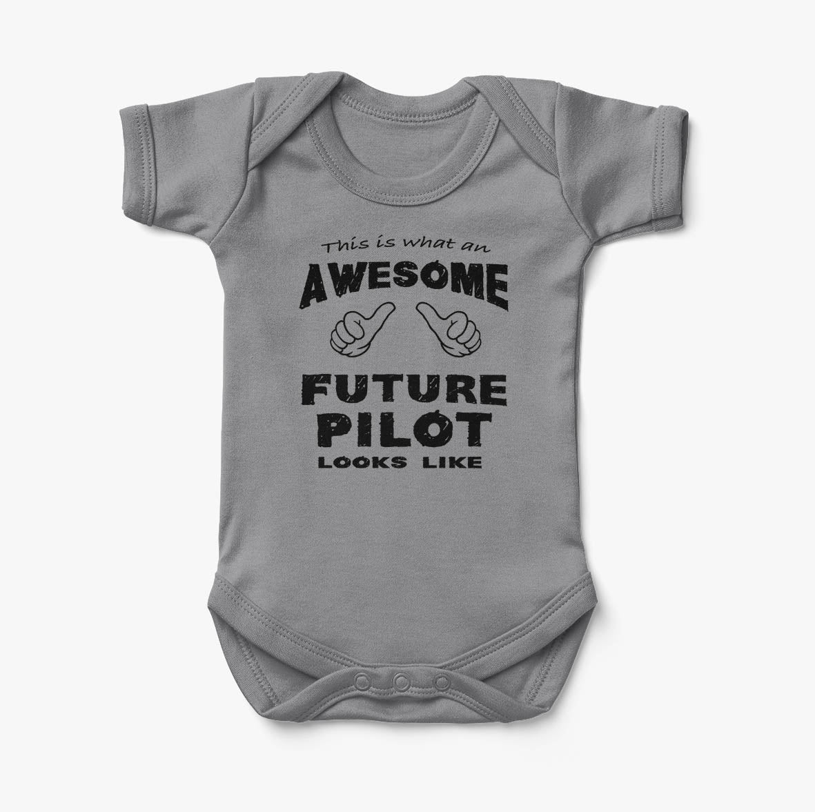 This is What an Awesome Future Pilot Looks Like Designed Baby Bodysuits