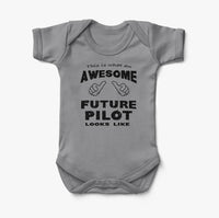 Thumbnail for This is What an Awesome Future Pilot Looks Like Designed Baby Bodysuits