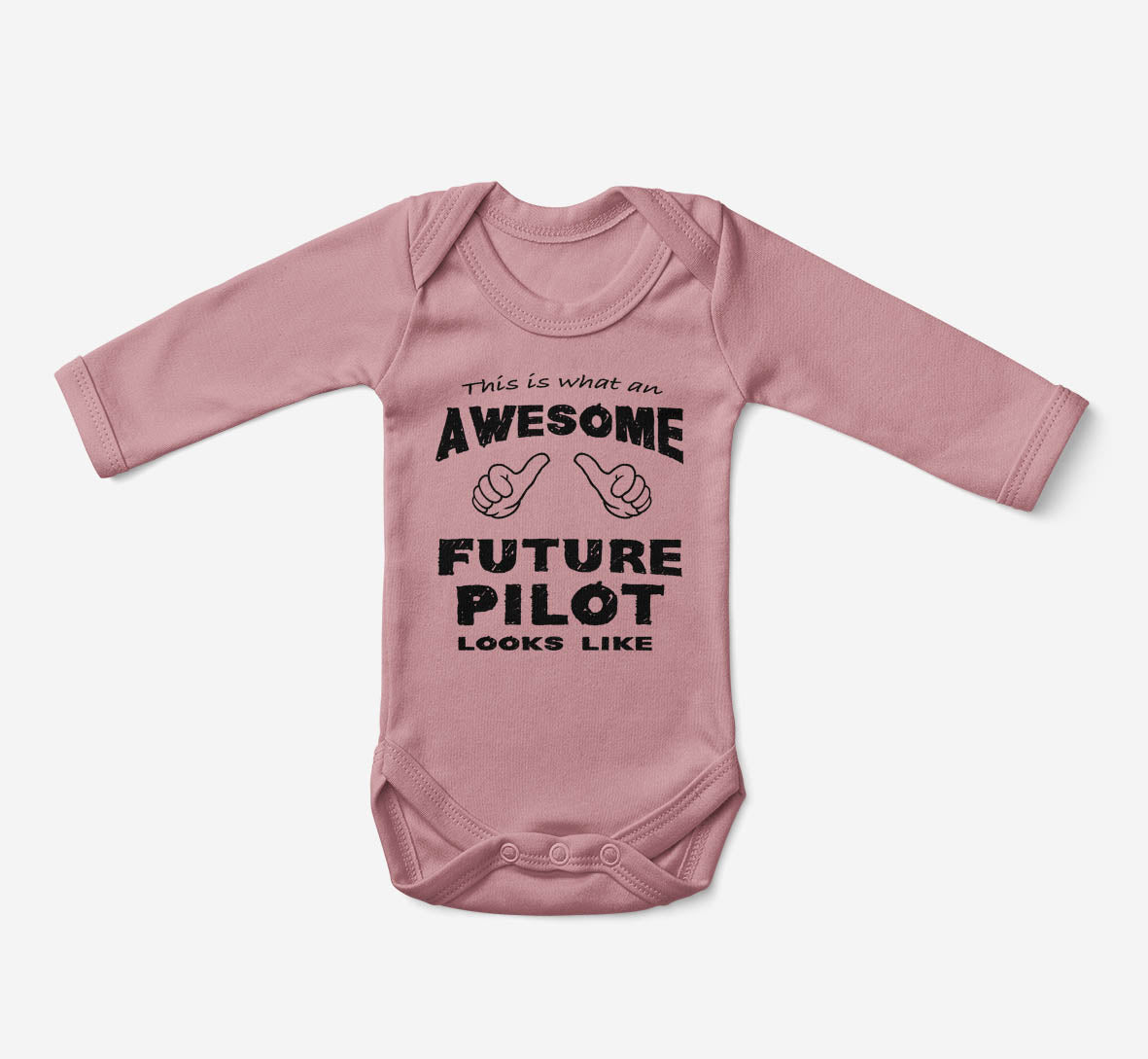 This is What an Awesome Future Pilot Looks Like Designed Baby Bodysuits