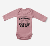 Thumbnail for This is What an Awesome Future Pilot Looks Like Designed Baby Bodysuits