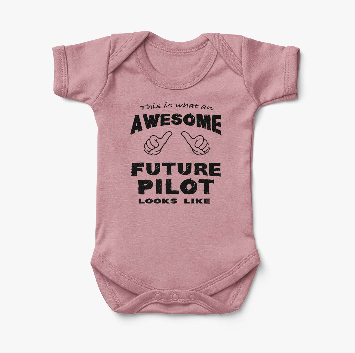This is What an Awesome Future Pilot Looks Like Designed Baby Bodysuits