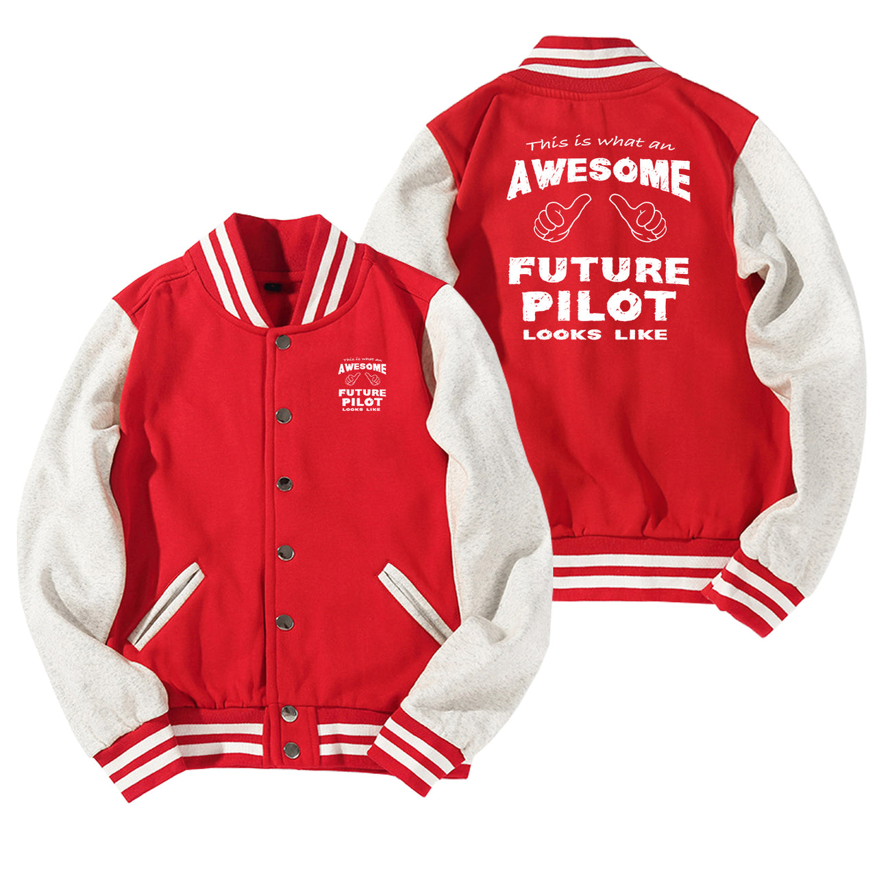 Future Pilot Designed Baseball Style Jackets