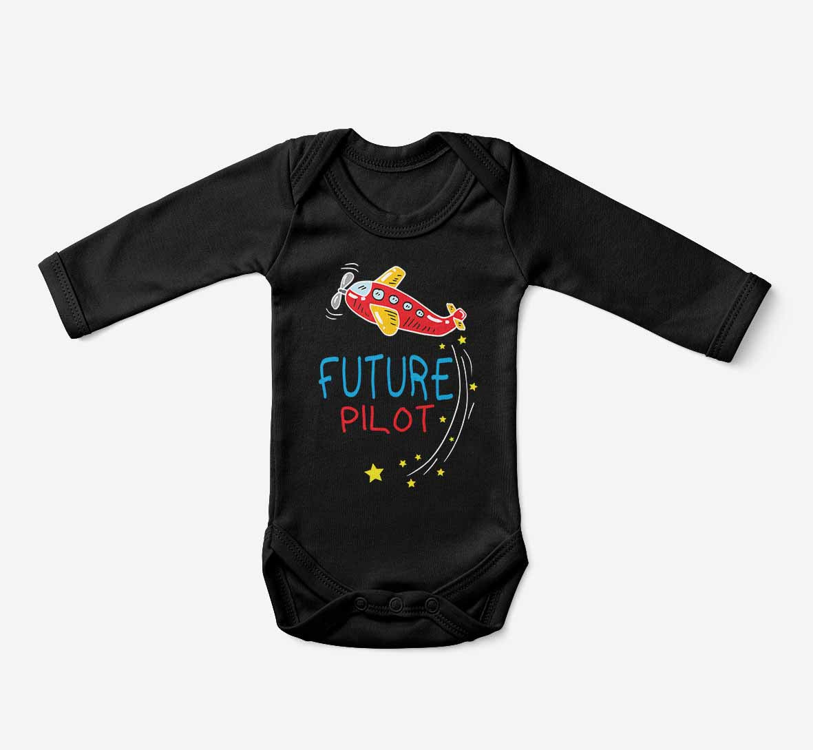 Future Pilot (Airplane) Designed Baby Bodysuits