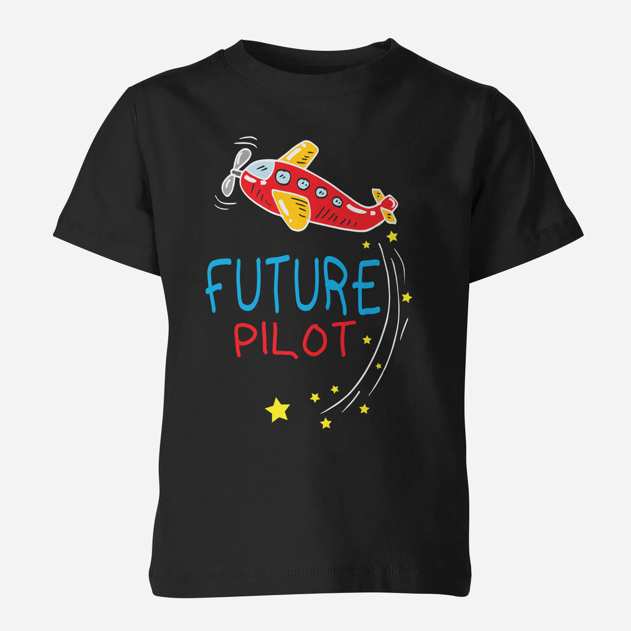 Future Pilot (Airplane) Designed Children T-Shirts