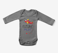 Thumbnail for Future Pilot (Airplane) Designed Baby Bodysuits