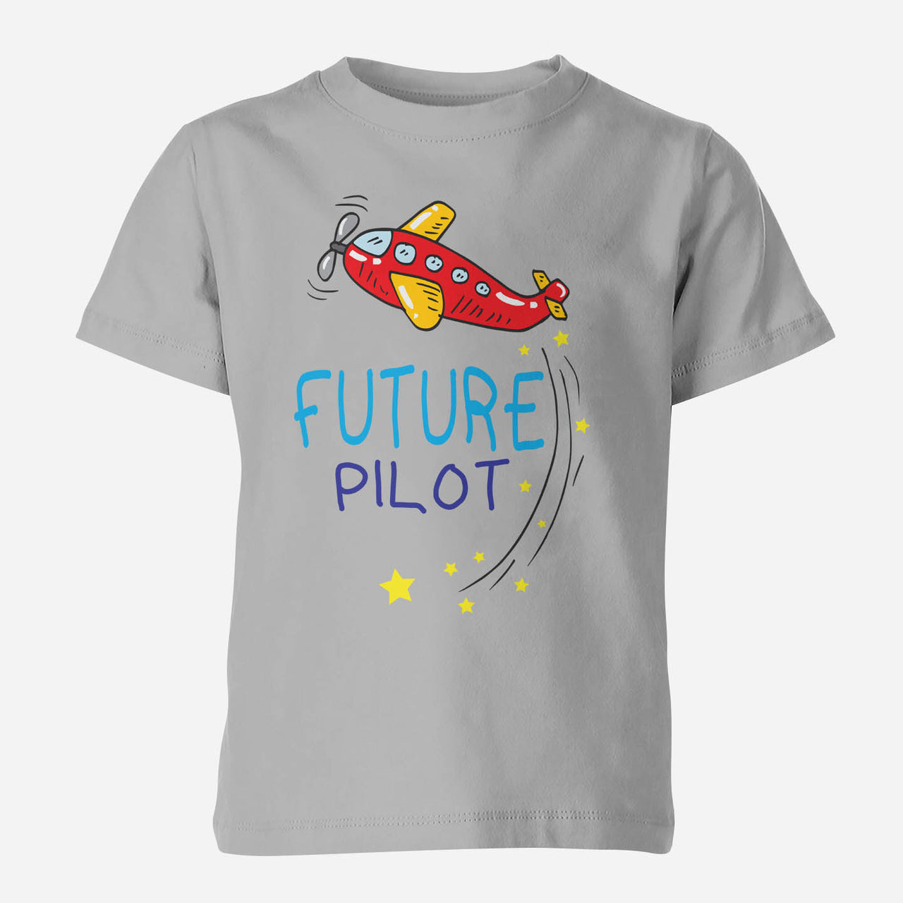 Future Pilot (Airplane) Designed Children T-Shirts