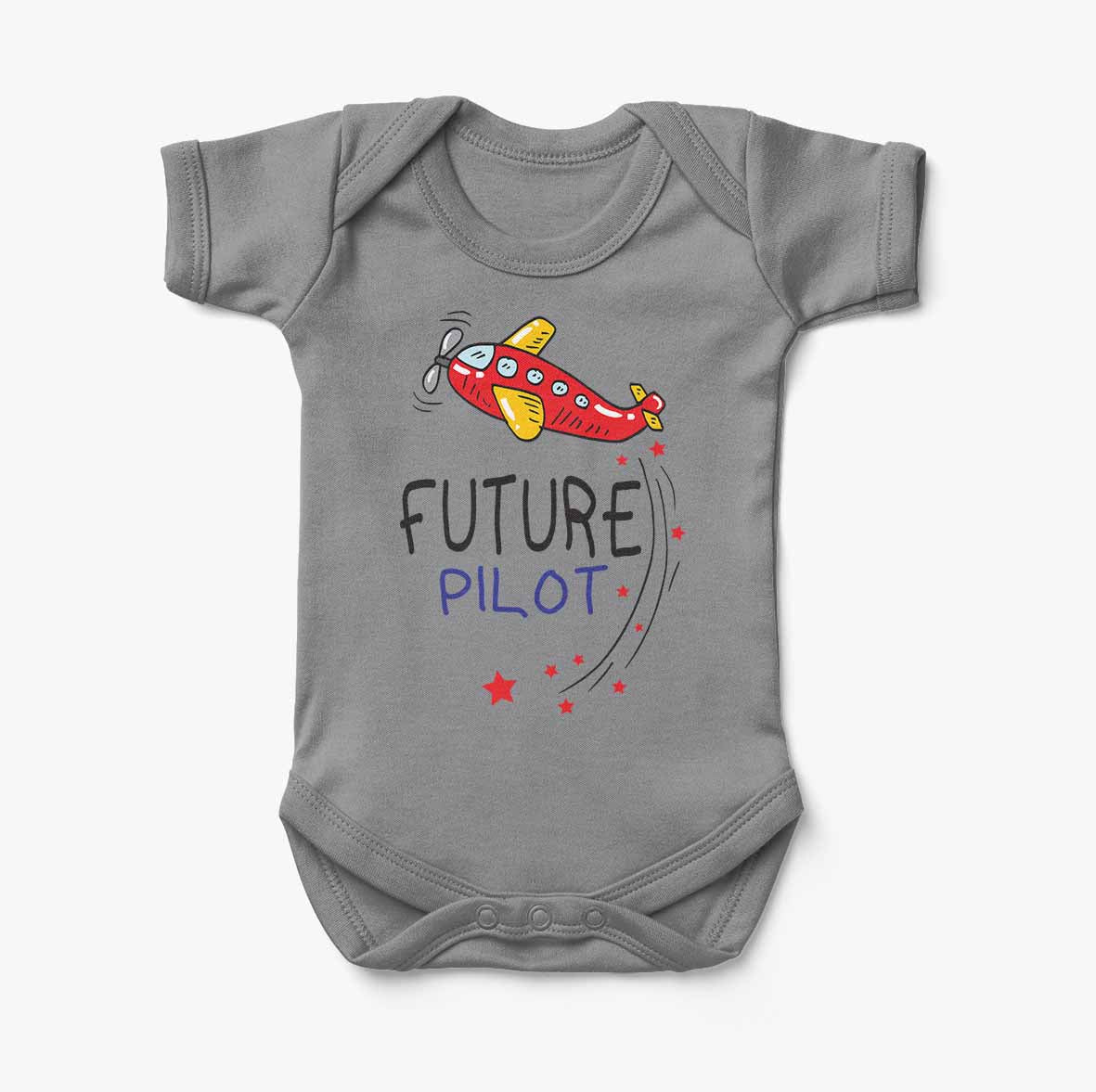 Future Pilot (Airplane) Designed Baby Bodysuits