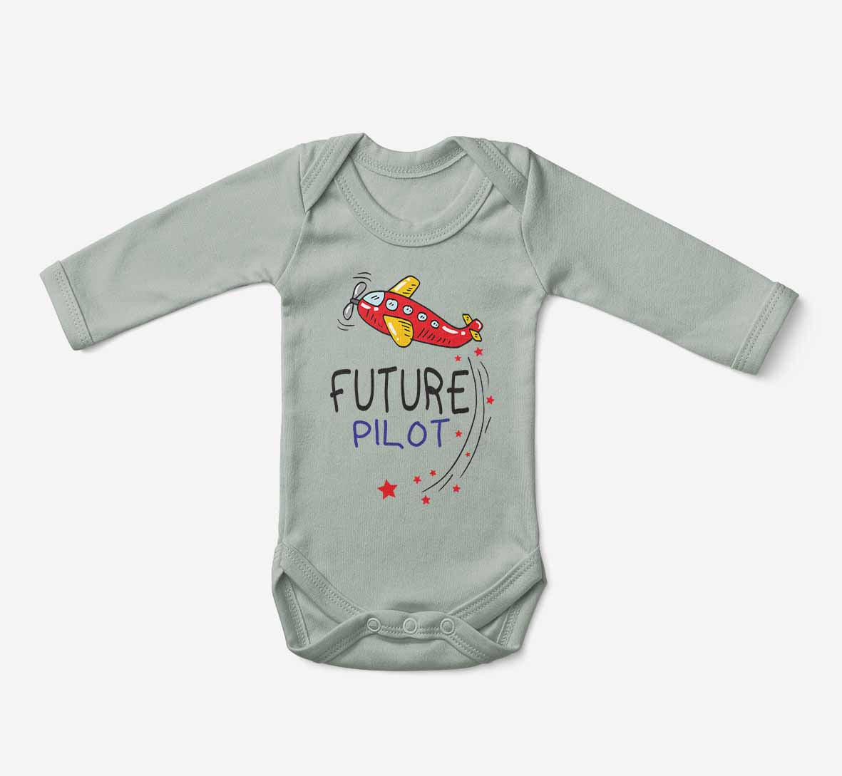Future Pilot (Airplane) Designed Baby Bodysuits