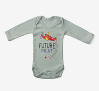 Thumbnail for Future Pilot (Airplane) Designed Baby Bodysuits
