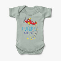 Thumbnail for Future Pilot (Airplane) Designed Baby Bodysuits
