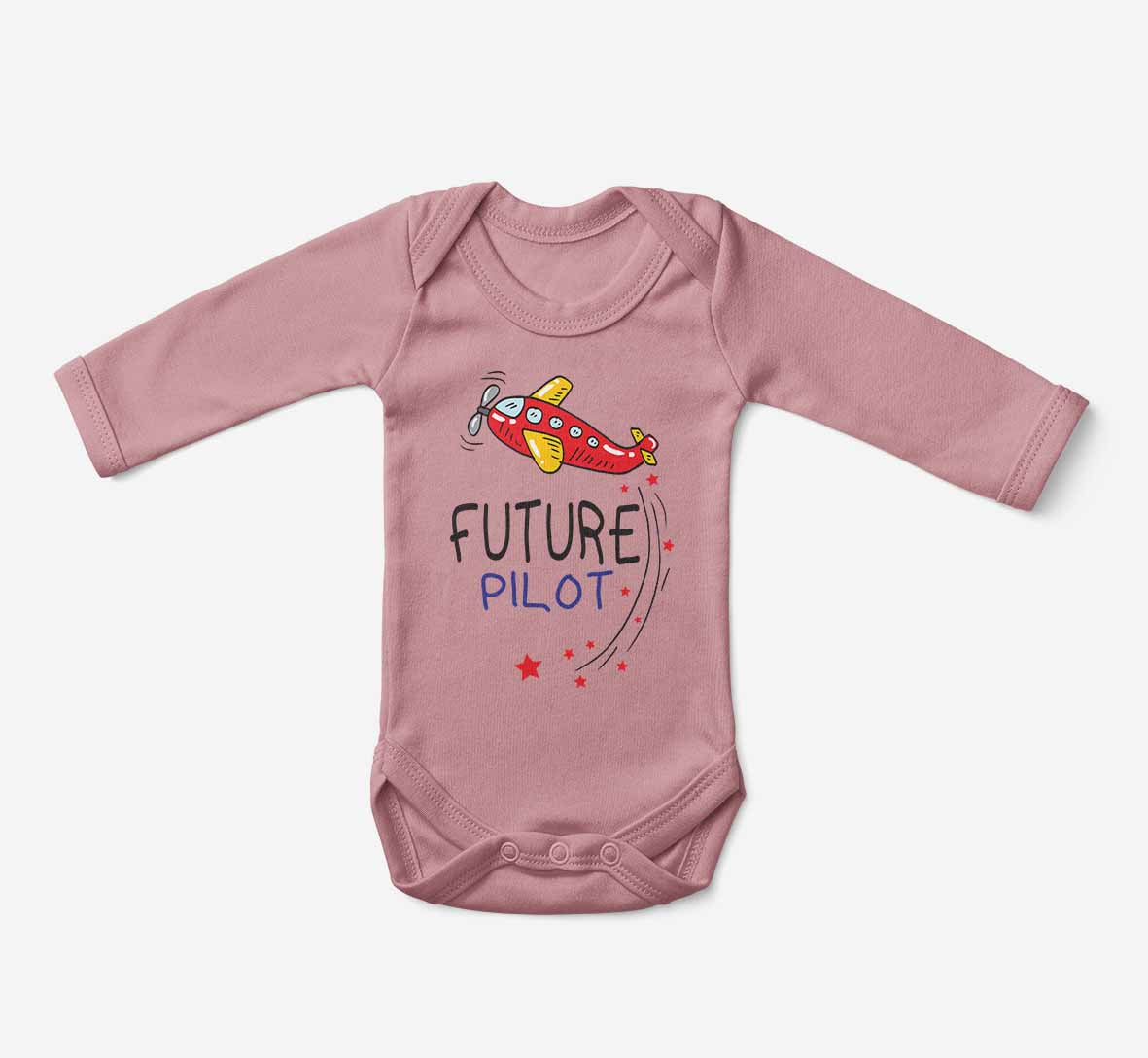 Future Pilot (Airplane) Designed Baby Bodysuits