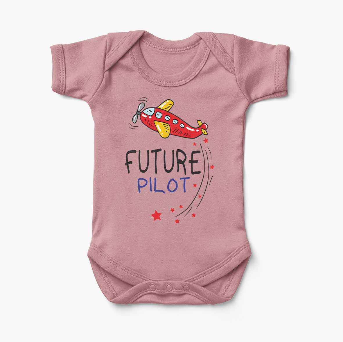 Future Pilot (Airplane) Designed Baby Bodysuits