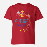 Thumbnail for Future Pilot (Airplane) Designed Children T-Shirts