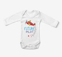 Thumbnail for Future Pilot (Airplane) Designed Baby Bodysuits