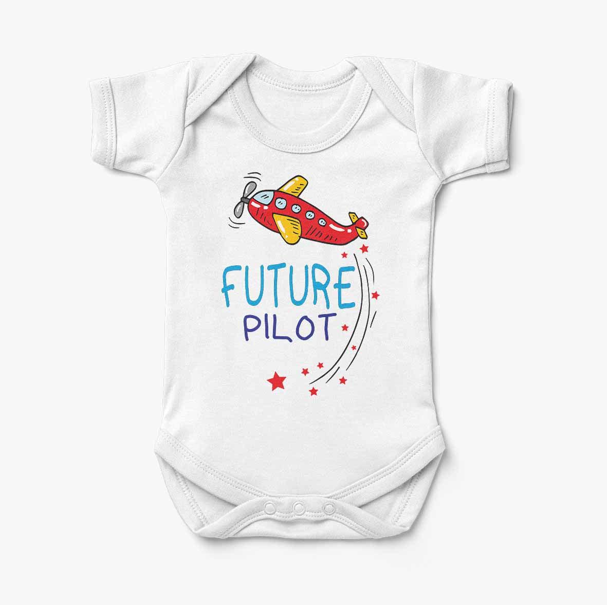 Future Pilot (Airplane) Designed Baby Bodysuits