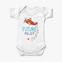 Thumbnail for Future Pilot (Airplane) Designed Baby Bodysuits