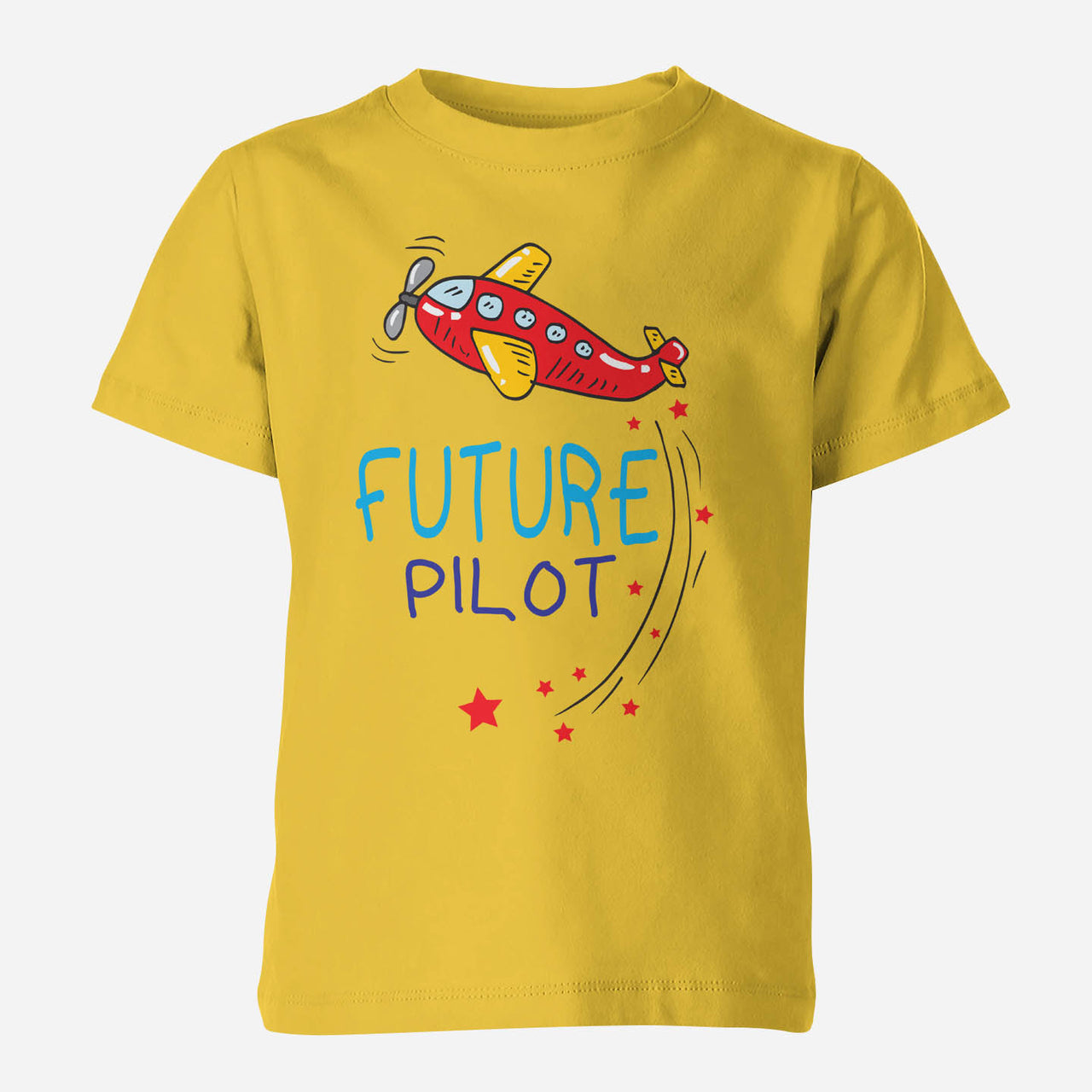 Future Pilot (Airplane) Designed Children T-Shirts
