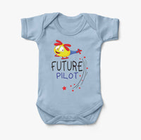 Thumbnail for Future Pilot (Helicopter) Designed Baby Bodysuits