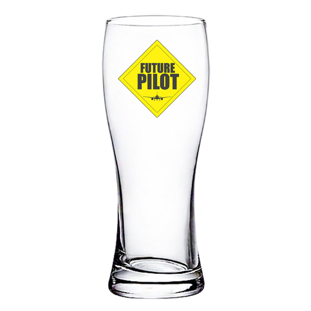 Future Pilot Designed Pilsner Beer Glasses