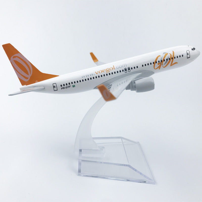 GOL Brazil Boeing 737 Airplane Model (16CM)