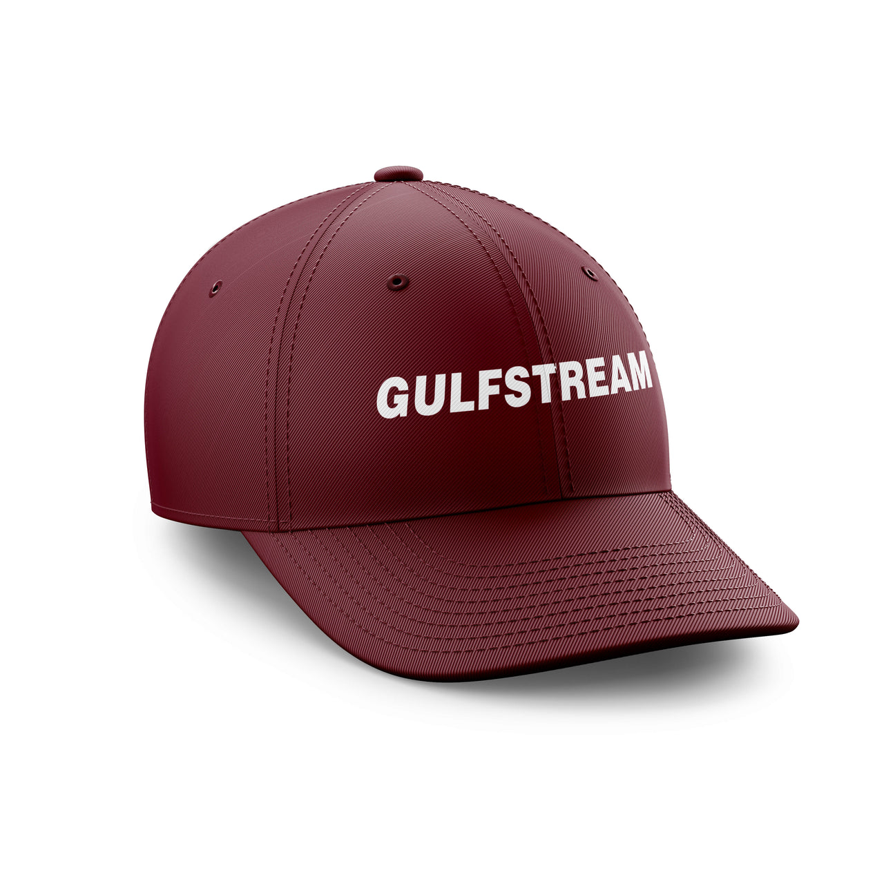 Gulfstream & Text Designed Embroidered Hats