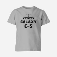 Thumbnail for Galaxy C-5 & Plane Designed Children T-Shirts