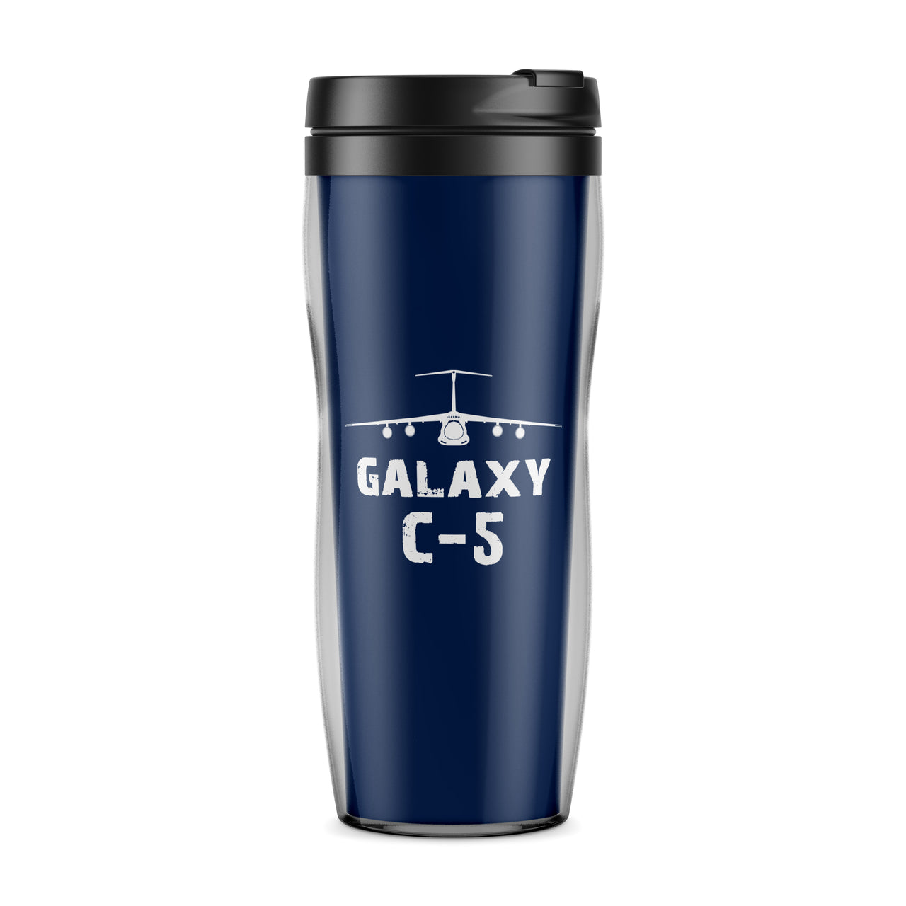 Galaxy C-5 & Plane Designed Travel Mugs