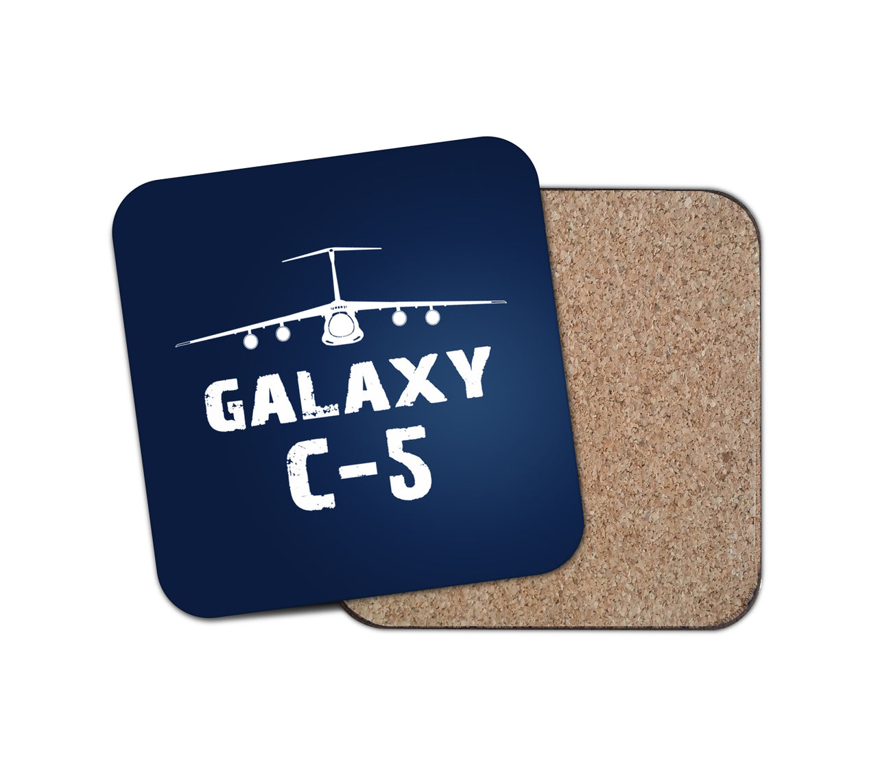 Galaxy C-5 & Plane Designed Coasters