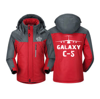 Thumbnail for Galaxy C-5 & Plane Designed Thick Winter Jackets