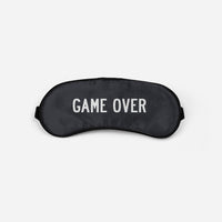 Thumbnail for Game Over Sleep Masks Aviation Shop Black Sleep Mask 