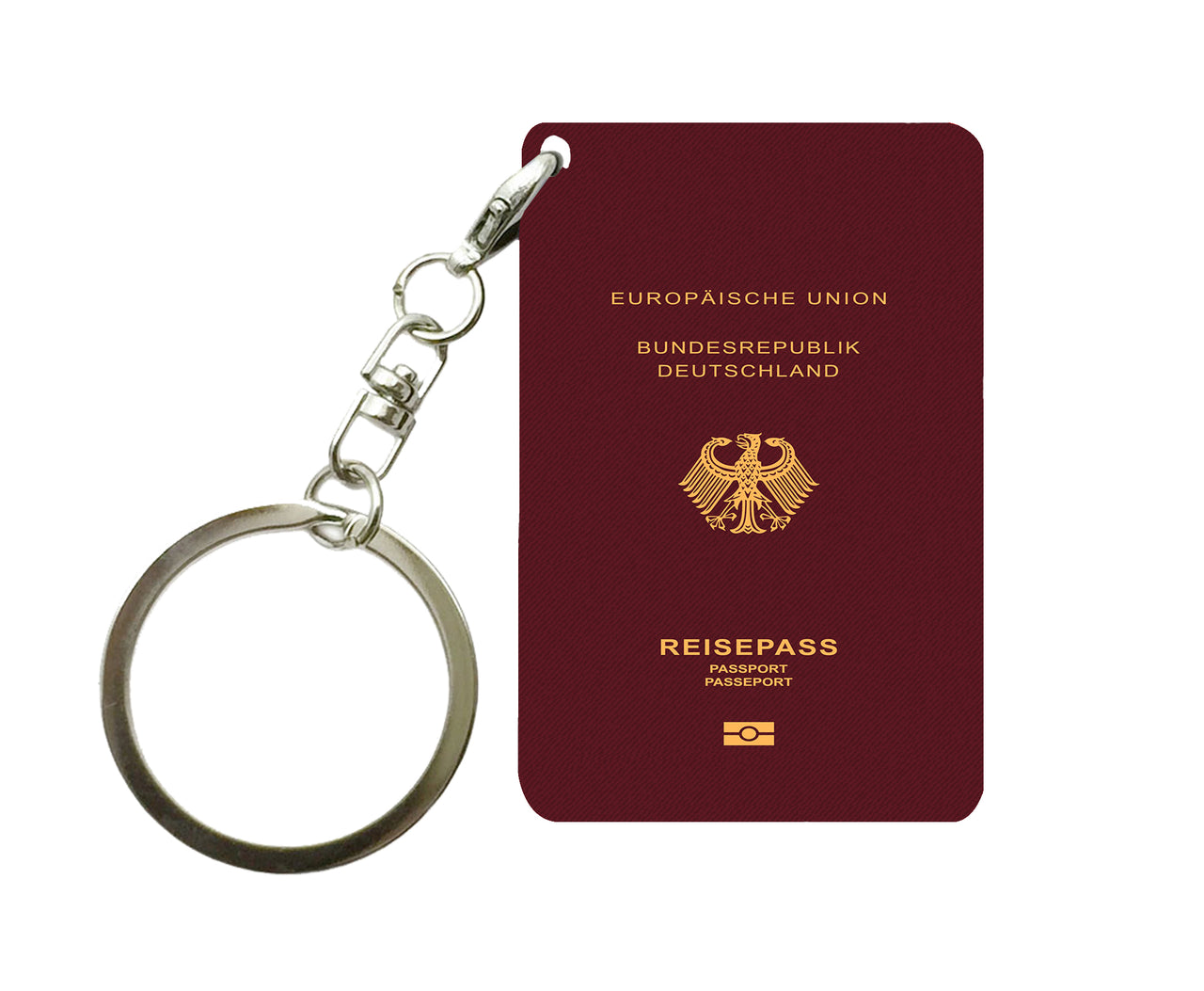 Germany Passport Designed Key Chains