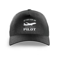 Thumbnail for Get High Every Day Sleep With A Pilot Printed Hats